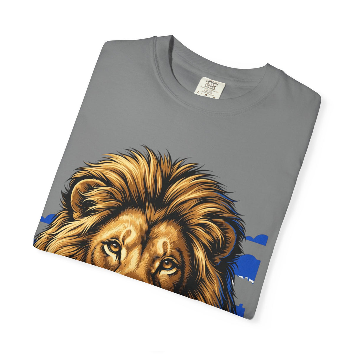 Lion Portrait T-Shirt — Majestic Lion Graphic Tee