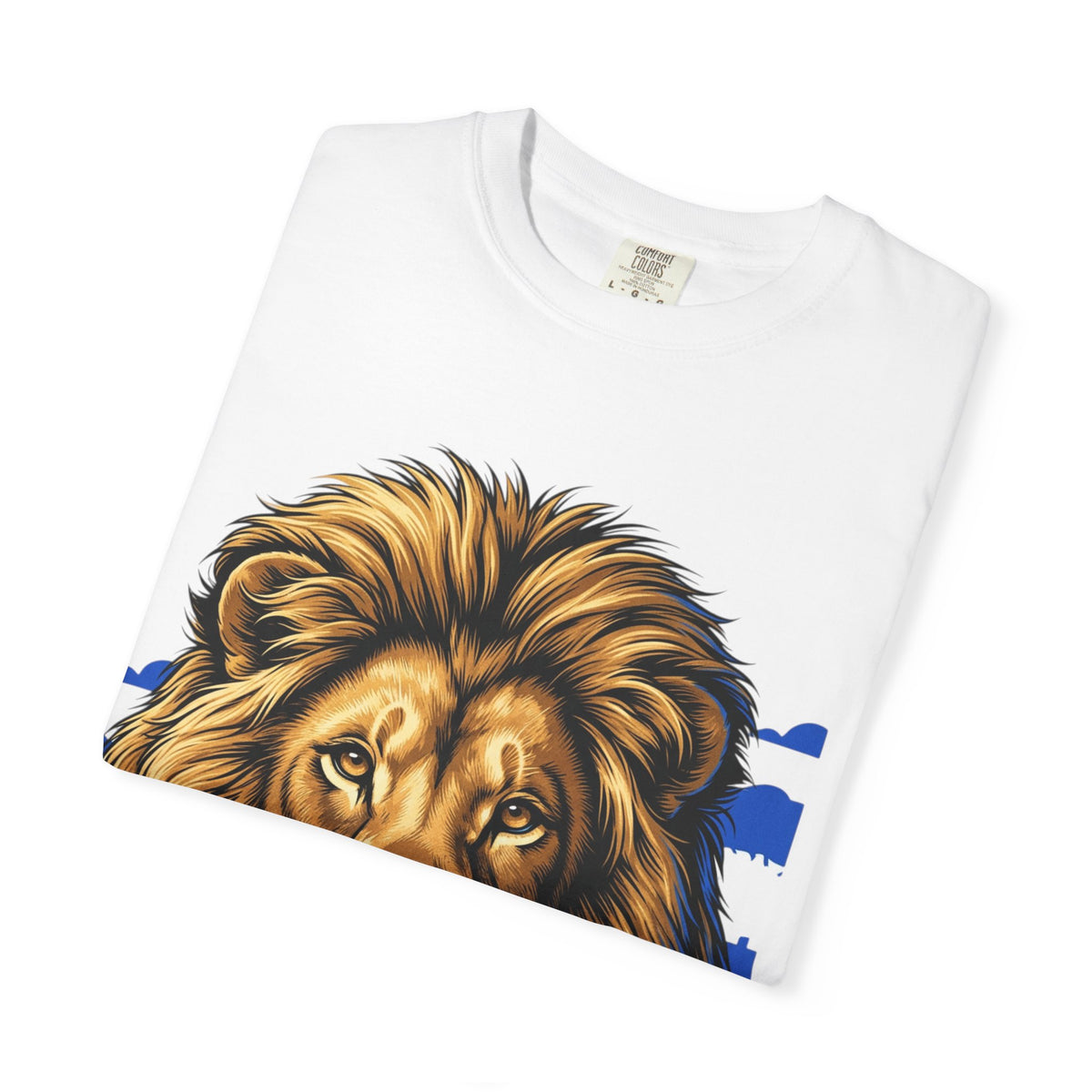 Lion Portrait T-Shirt — Majestic Lion Graphic Tee