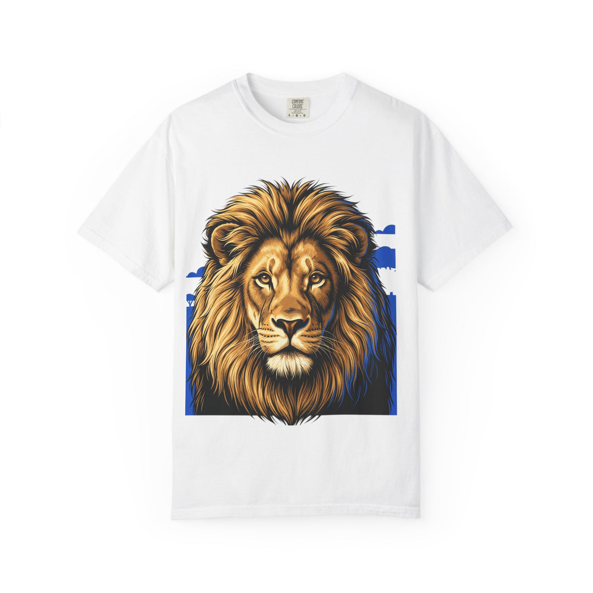 Lion Portrait T-Shirt — Majestic Lion Graphic Tee